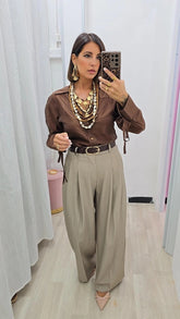 Pantalone Tortora art.6271